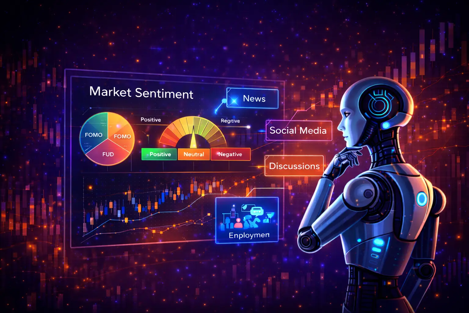 Market sentiment visualization
